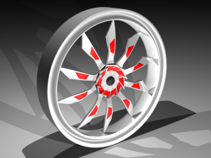 simple star rim Modelo 3D