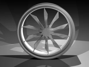 simple star rim 3D Model