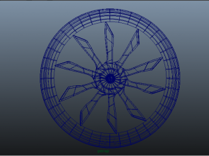 simple star rim Model 3D