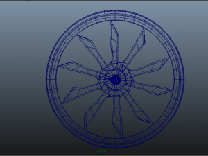 simple star rim Model 3D