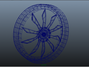 simple star rim Model 3D
