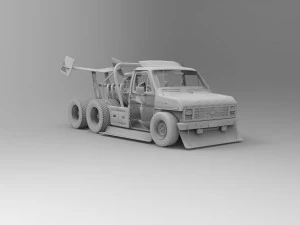 hoonigan ford e-150 econoline 3D Model