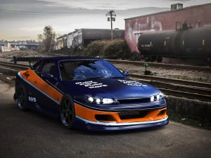 nissan s15 silvia - mona lisa - velozes e furiosos tokyo drift Modelo 3D
