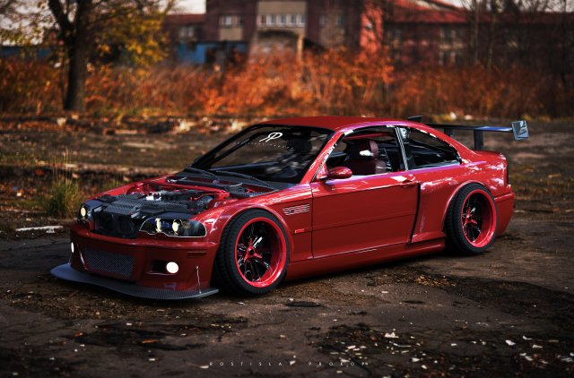 bmw e46 m3 Model 3D .c4d .max .obj .3ds .fbx .stl .blend 