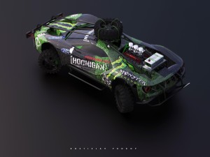 2017 ford gt ecoboost hoonigan 3Dモデル