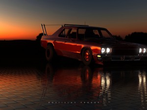 dodge monaco dragstar concept 3D Model