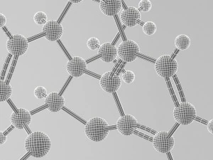drug heroin molecule 3D Model