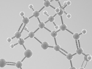 drug heroin molecule 3D Model