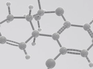 drug thc - tetrahydrocannabinol - cannabis molecule 3D Model