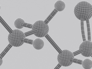 drug ghb gamma-hydroxybutyrate molecule 3D Model