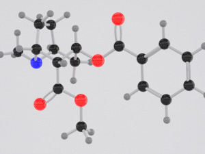 drug heroine molecule Modelo 3D