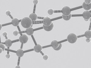 drug heroine molecule Modelo 3D