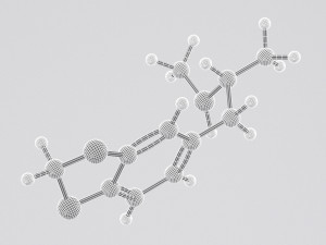 drug mdma ecstasy molly molecule Modèle 3D