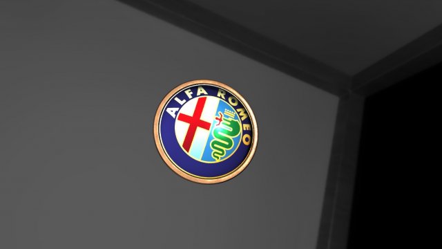 alfaromeo monogram 3D Modell .c4d .max .obj .3ds .fbx .stl .blend