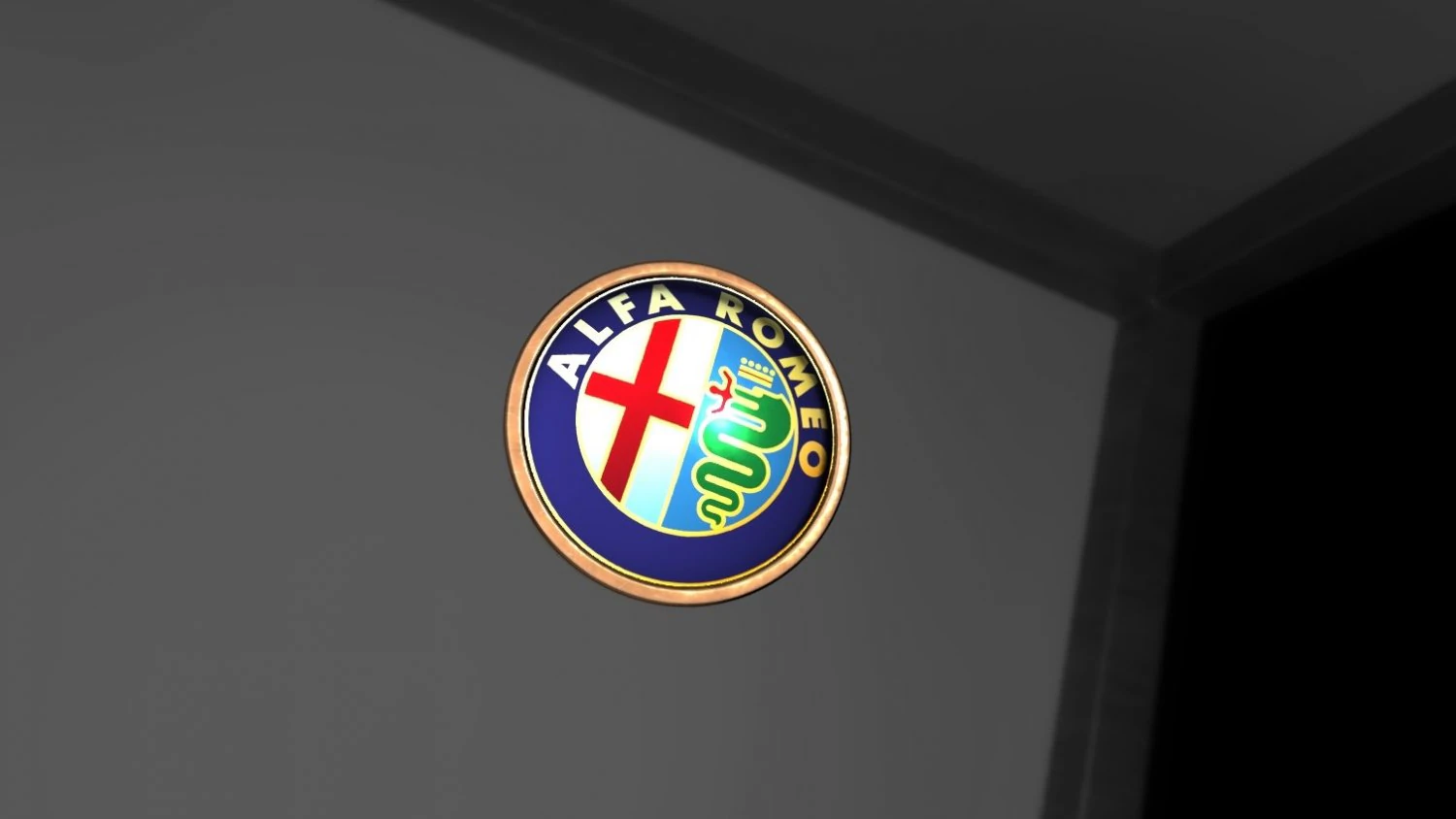alfaromeo monogram 3D Model .c4d .max .obj .3ds .fbx .stl .blend 