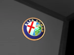 अल्फारोमियो मोनोग्राम 3D मॉडल