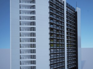 residential building high detailed 3D Model