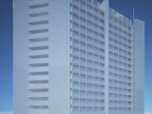 residential building high detailed 3D 模型