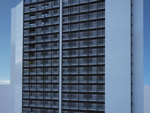 residential building high detailed 3D 模型