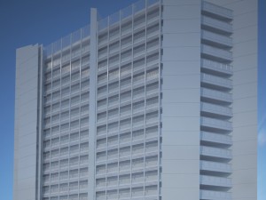 residential building high detailed 3D 模型