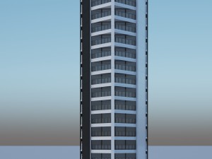 residential building high detailed 3D 模型