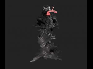 symbiote bust 3d print model Modelo de impresión 3D