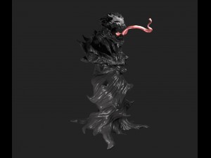 symbiote bust 3d print model Modelo de impresión 3D
