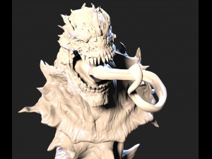 symbiote bust 3d print model Modelo de impresión 3D