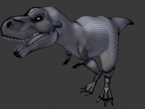 t-rex dinosaur detailed Modello 3D