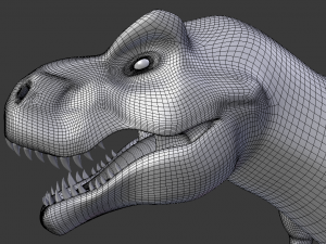 t-rex dinosaur detailed Modello 3D