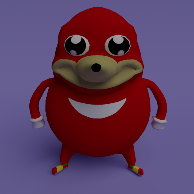 uganda knuckle 3D 模型 .c4d .max .obj .3ds .fbx .stl .blend 