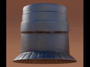 middeleeuwse helm 3D Model
