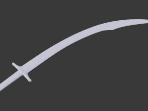 scimitar sword 3D Model