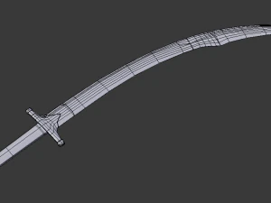 scimitar sword 3D Model