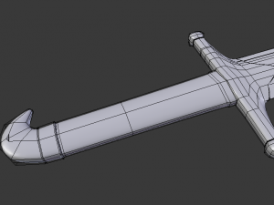 scimitar sword 3D मॉडल