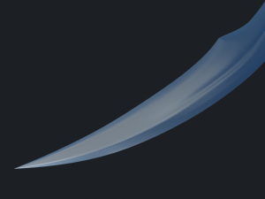 scimitar sword 3D मॉडल