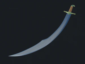 scimitar sword 3D Model
