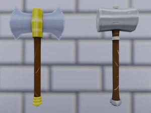 low poly medieval pack 3D Model