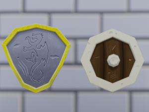 low poly medieval pack Modello 3D