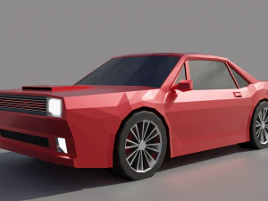 low poly car 3D Modell