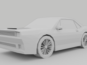 low poly car 3D Модель