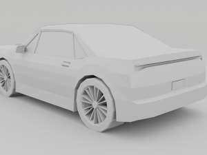 low poly car 3D Модель