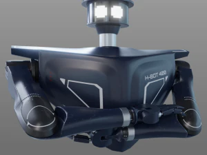 cartoon sci-fi robot 3D Modell