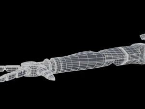 cartoon sci-fi robot 3D Model