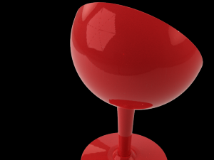 plastic modern office chair 3D Model