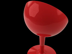 plastic modern office chair 3D Model