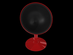 plastic modern office chair 3D Model