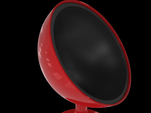 plastic modern office chair 3D Model