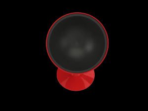 plastic modern office chair 3D Model