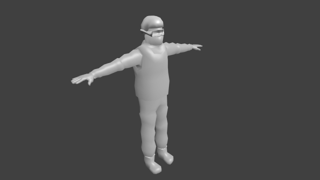 soldier lowpoly 3Dモデル .c4d .max .obj .3ds .fbx .stl .blend 